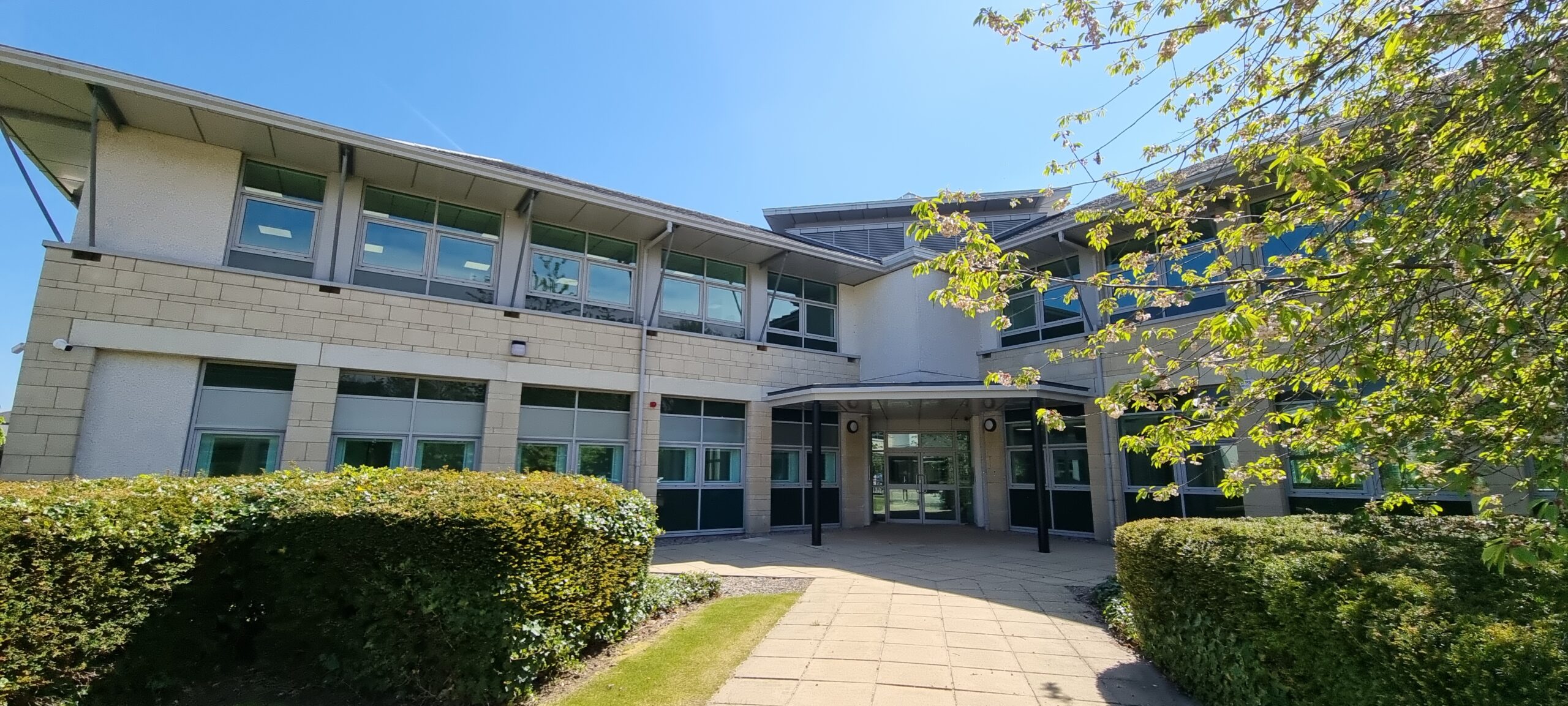 Symbiosis Pharma's manufacturing facility in Stirling, Scotland for biopharmaceutical manufacturing - the Bruce Building.